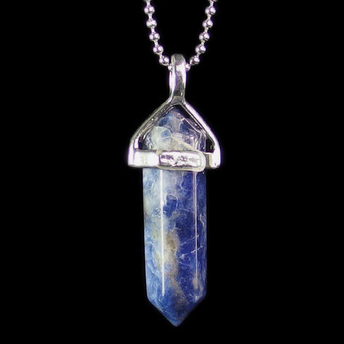 Sodalite Gemstone Pendant Necklace